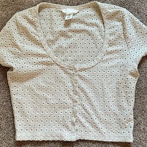 Brand: H&M Size: M Color: Cream